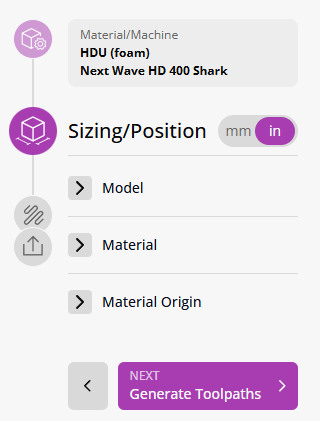 Size &amp; Position Step