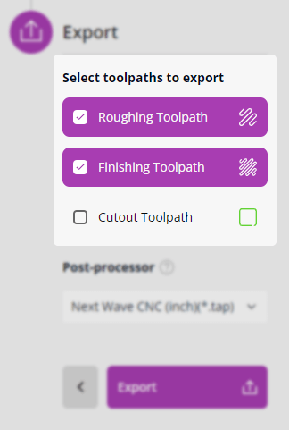 Toolpath List