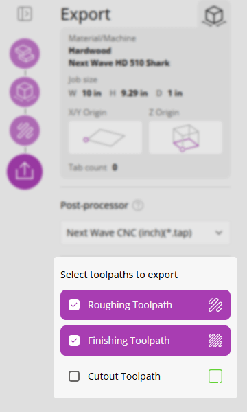 Toolpath List