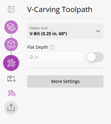 V-Carving Toolpath